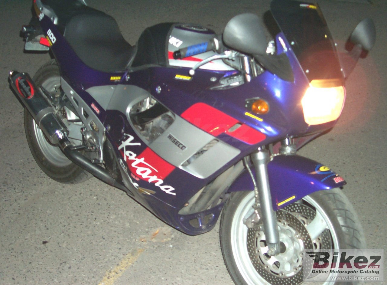 Big Mauricio Baca Larios gsx 600 f katana picture and wallpaper from Bikez.com